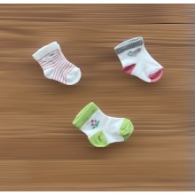 Kral Baby Desenli Renkli Yeni Doğan Kız Çorap