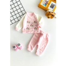 Murat Baby Hello Kitty Nakışlı Desen Welsoft Takım Pembe