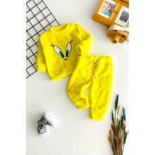 Murat Baby Tweety Nakışlı Welsoft Takım Sarı