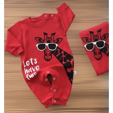 BabyMü Zürafa Desen Tulum